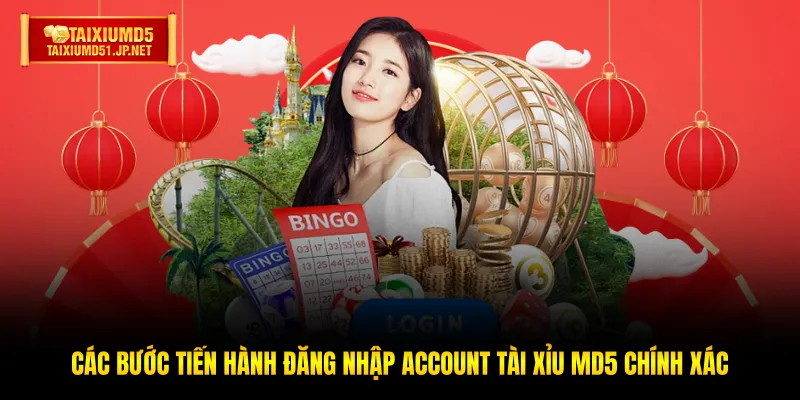 Các bước tiến hành đăng nhập account Tài Xỉu MD5 chính xác